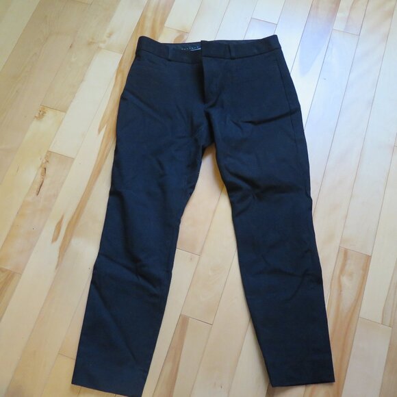 Banana Republic Petite Midrise Skinny Sloan Ankle Pants size 4P black - Picture 2 of 7